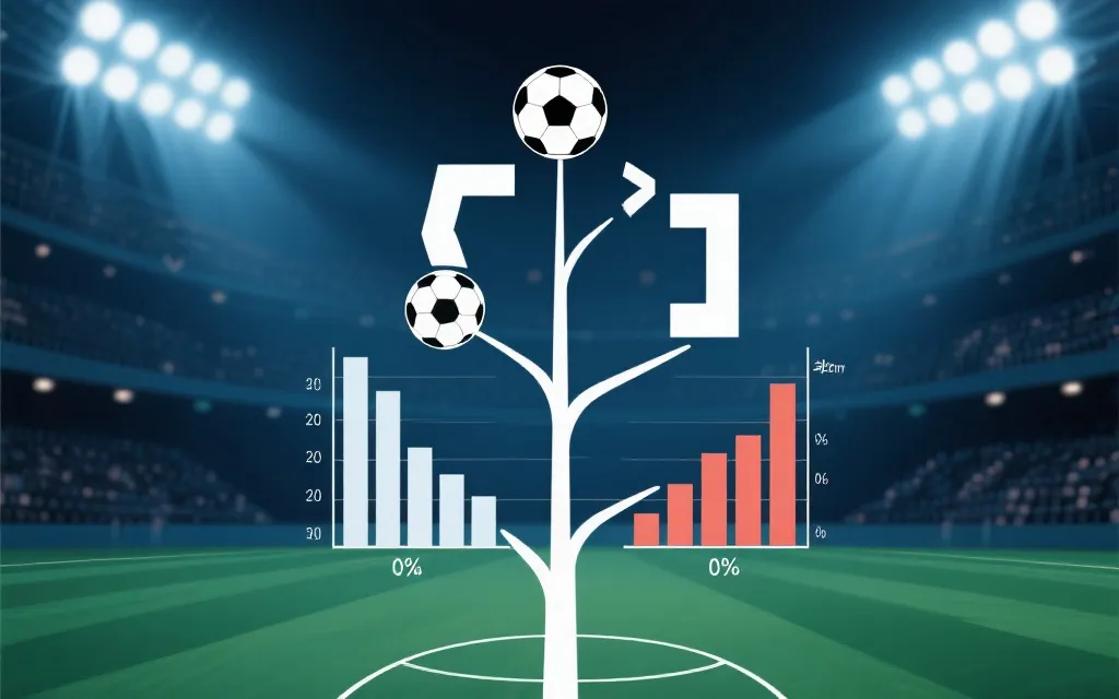 淘汰赛对阵树与概率区间示意