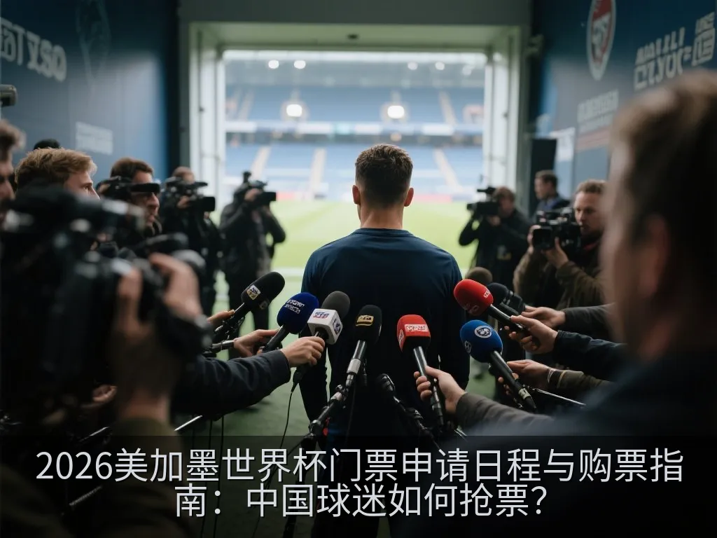 2026美加墨世界杯门票申请日程与购票指南：中国球迷如何抢票？